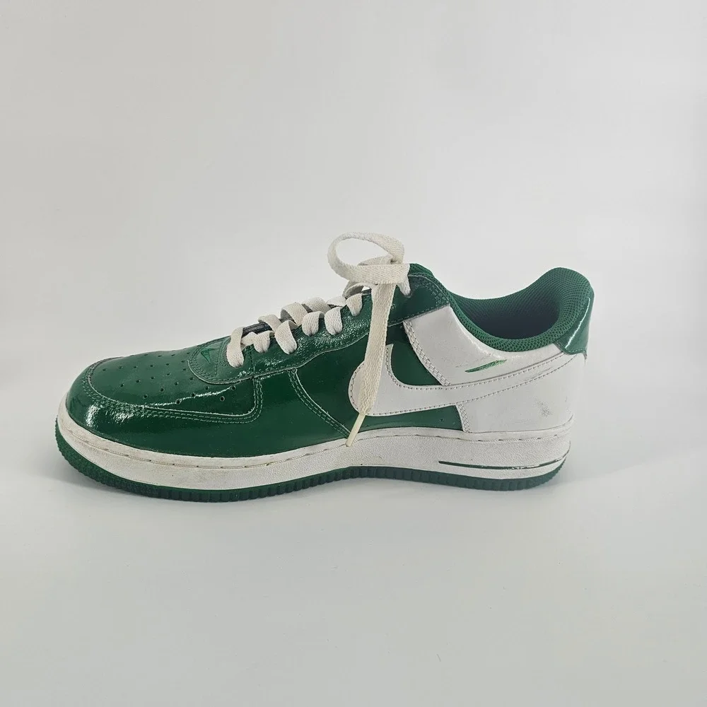 Nike Air Force 1 Mens 8 Green St. Patty Low Top Patricks Day Patent Vintage Y2K